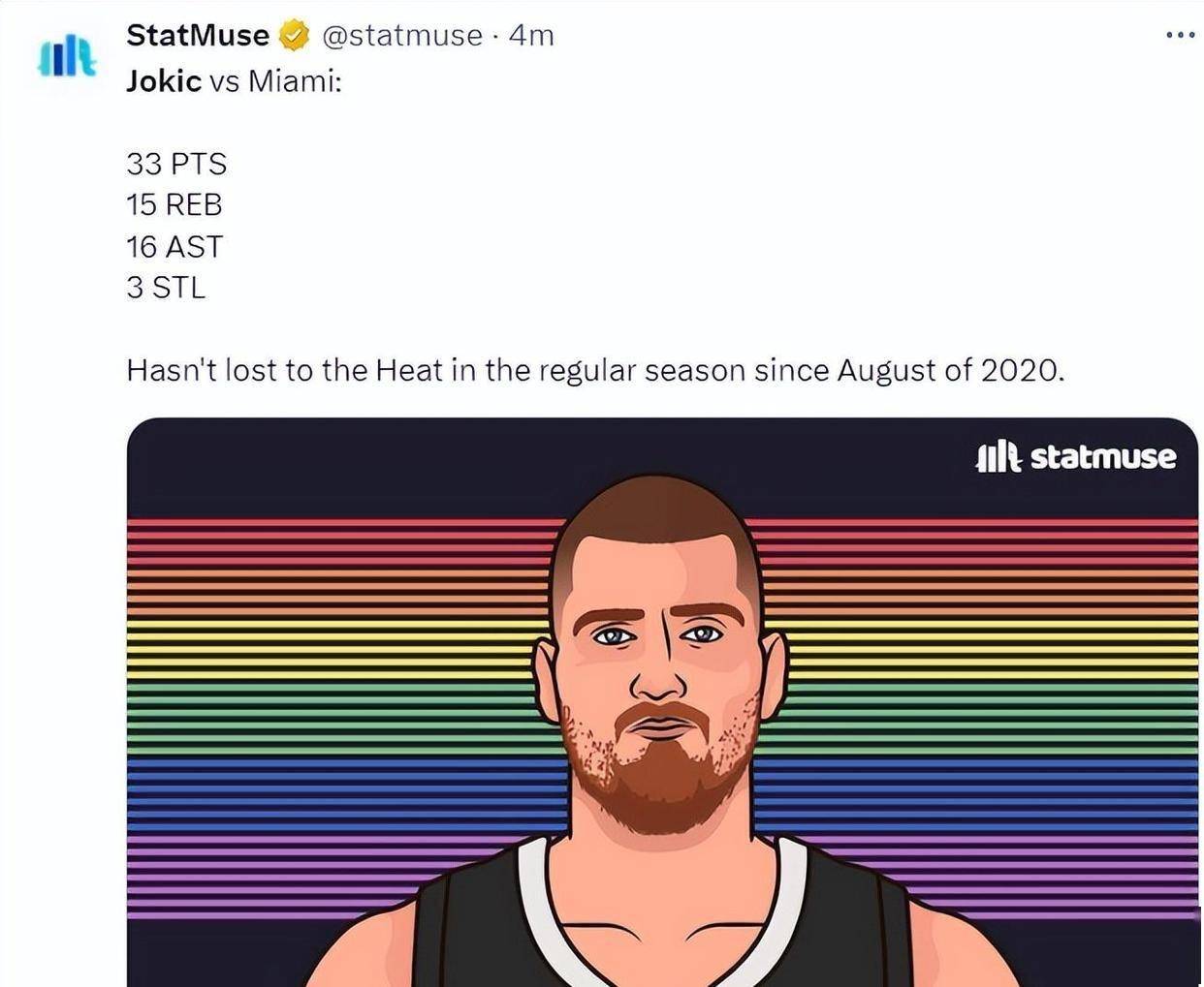 福建队力克广东队，约基奇刷新纪录