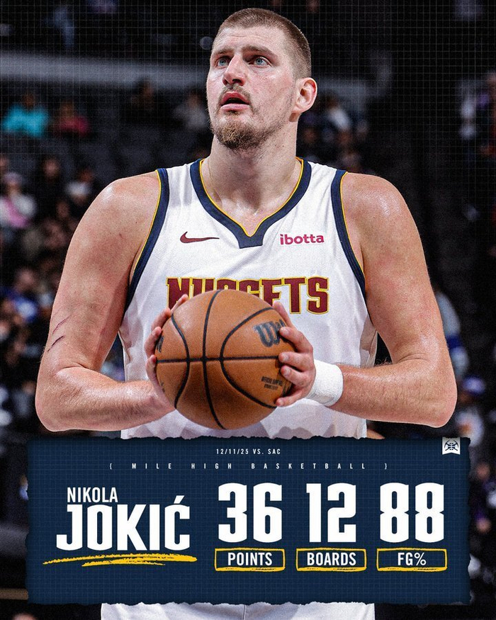 福建队力克广东队，约基奇刷新纪录